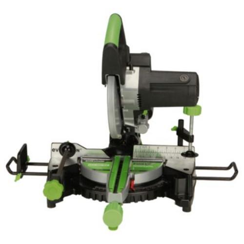 Mitre Saw Evolution Fury 3 Multipurpose 210mm Sliding 230v 1400W Dust Extraction